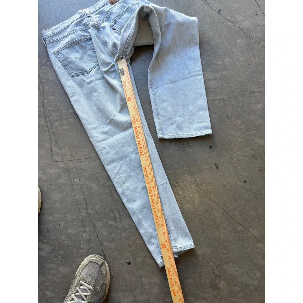 Vintage Made In USA Levi's 501 Light Wash Jeans